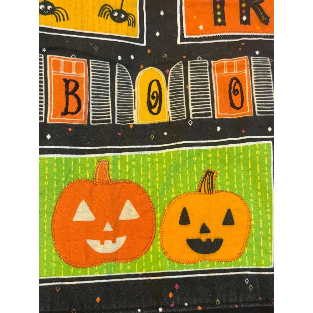 Vintage Halloween the Midnight Embroidered Table Runner 36